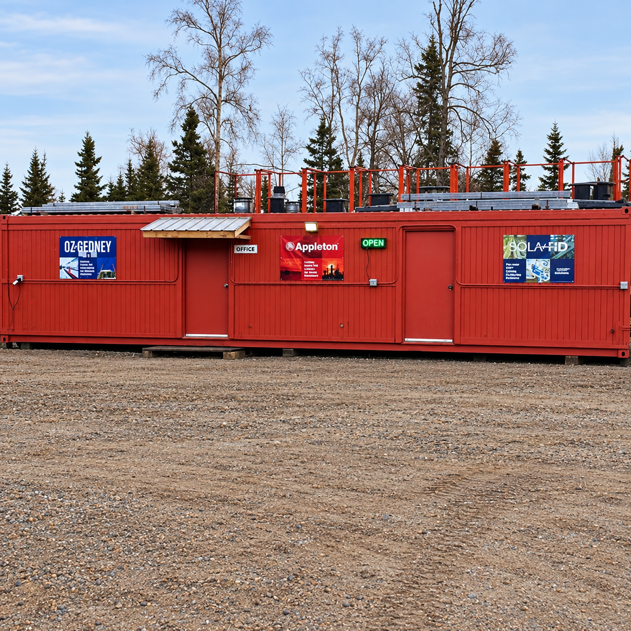 AES Electric Supply Kenai location with red siding